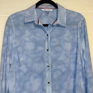 Peter Nygard Women's Top Striped Size Large